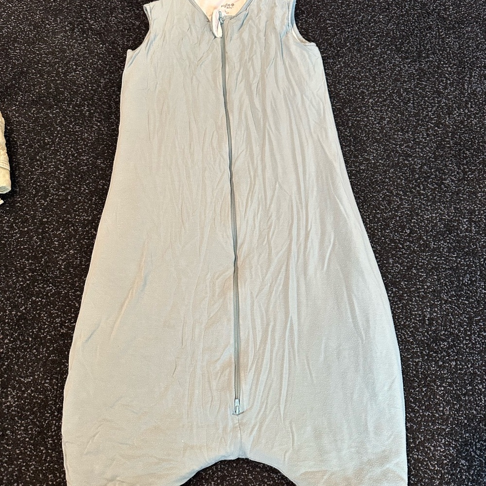 Kyte BABY Soft Blue Quilted Jumpsuit